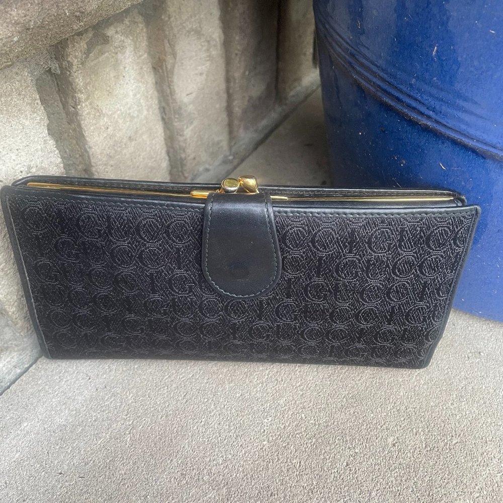 Gucci Vintage Rare Long Wallet w/ Kiss Lock - EUC! - Picture 2 of 16